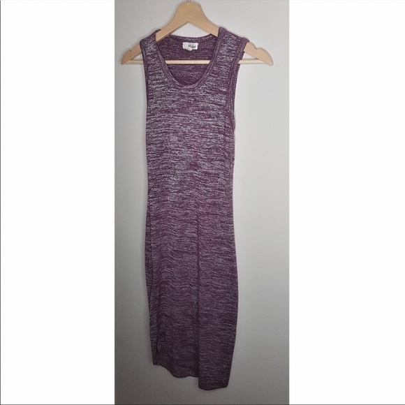 Wilfred Heather Space Purple Grey Jersey Dress 2XS - Picture 4 of 5